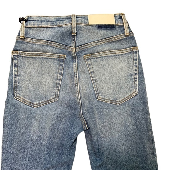 RE/DONE Originals Revolve 90s High Rise Ankle Crop 60s Fade Button Fly Size 26 - Picture 5 of 13